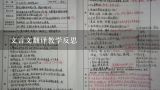 文言文翻译教学反思,文言文翻译教学反思