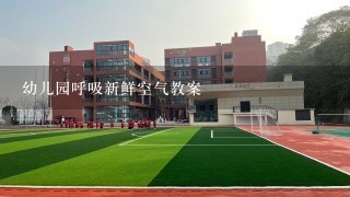 幼儿园呼吸新鲜空气教案