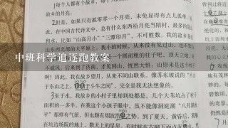 中班科学追逐跑教案