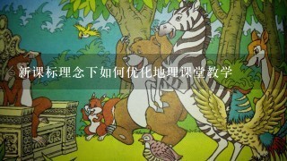 新课标理念下如何优化地理课堂教学