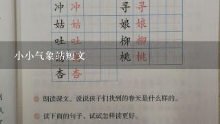 小小气象站短文