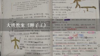 大班教案《狮子王》