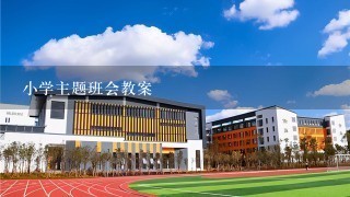 小学主题班会教案