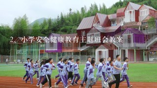 小学安全健康教育主题班会教案