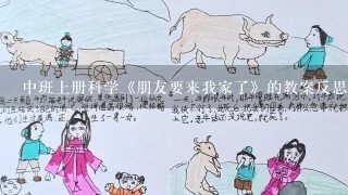 中班上册科学《朋友要来我家了》的教案反思