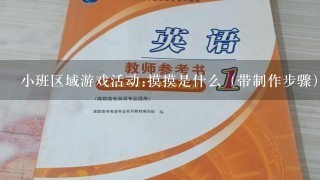 小班区域游戏活动:摸摸是什么（带制作步骤）