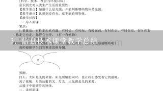 信息技术课堂教学总结