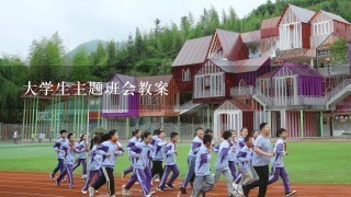 大学生主题班会教案