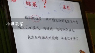 小班教案