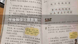 1年级数学下册教案