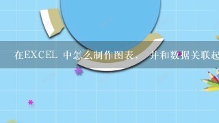 在EXCEL 中怎么制作图表， 并和数据关联起来