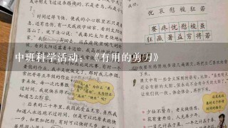 中班科学活动：《有用的剪刀》