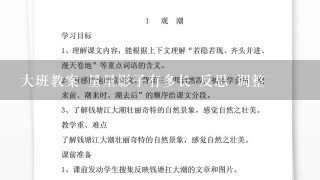 大班教案 量量影子有多长 反思 调整