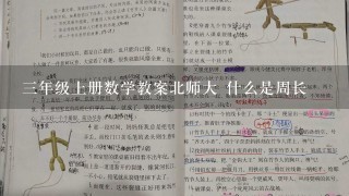 3年级上册数学教案北师大 什么是周长