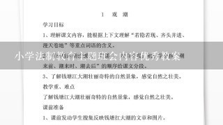 小学法制教育主题班会内容优秀教案