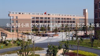 幼儿园小班安全教育活动鼻子出血怎么办教案及反思