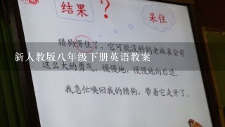 新人教版8年级下册英语教案