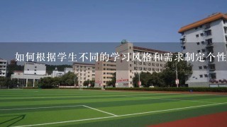 如何根据学生不同的学习风格和需求制定个性化的辅导计划以帮助他们更好地掌握所学知识